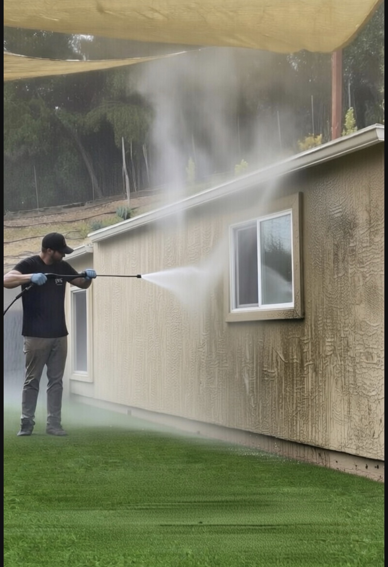 Pressure washing services High Desert CA Premier Window Cleaning